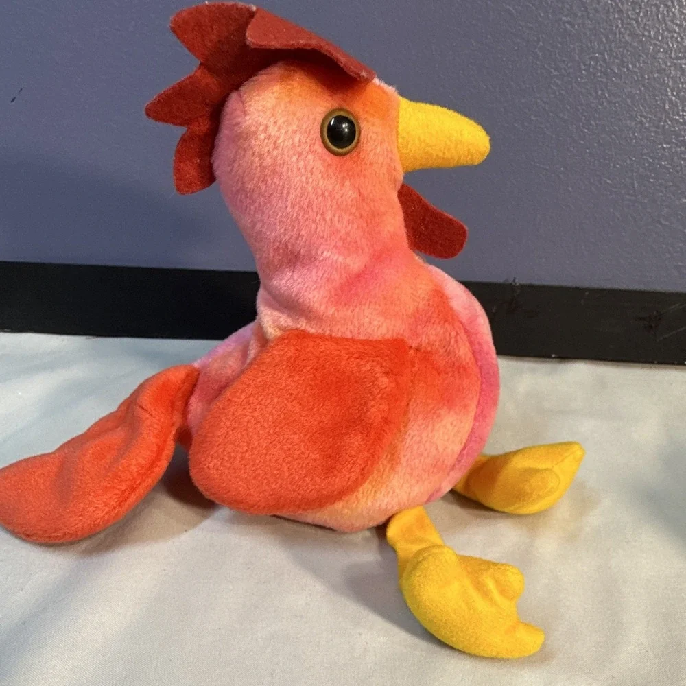 Ty Beanie Babies Strut Rooster Plush Retired Vintage 1996 MPN Strut